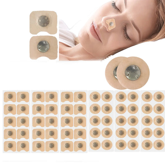 🌙 Bandes Nasales Anti Ronflement – Pack Confort Respiration & Sommeil Réparateur